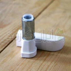 پوکه رژلب سفید مات مستطیلی انحنا دار