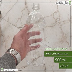 پت 900میل گرد شفاف دهانه28 ایرانی