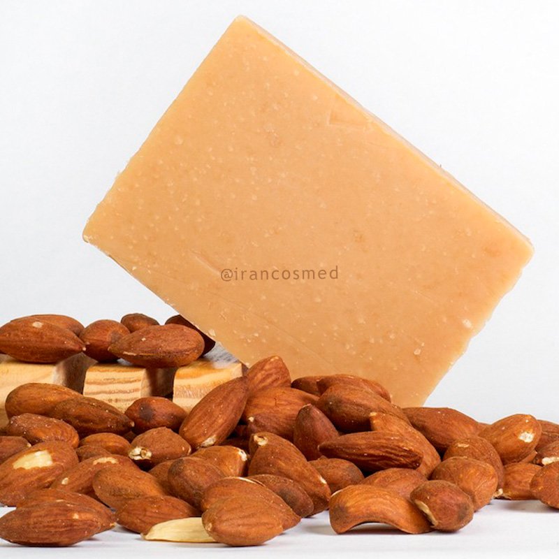 ایران کازمد organic-handmade-almond-soap-irancosmed-4-du-2019-07-09-09-21-5327 صابون روشن کننده بادام | قیمت صابون روشن کننده گیاهی دست ساز و ارگانیک   