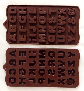 خانه 121 قالب صابون سازی یلیکونی طرح حروف انگلیسی